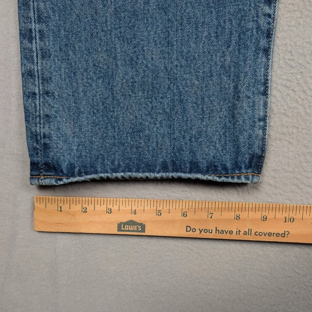 Levi's 501 Original Jeans Mens 38x30 Blue Straight Leg Button Fly Cotton Denim
